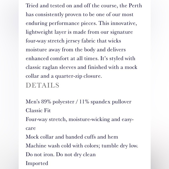 Peter Millar Perth Quarter Zip - Picture 8 of 8